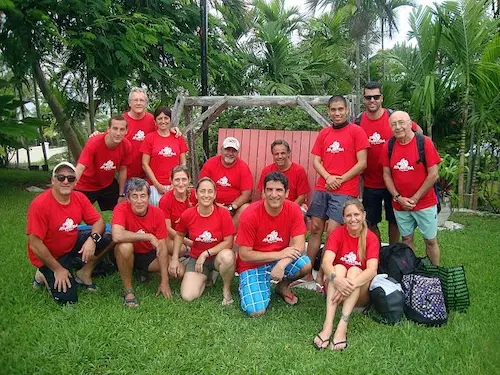 Foto del grupo de buceadores en Bahamas - Nassau, junio 2016